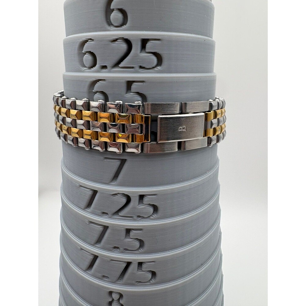 Vintage Bulova 98P04 Two-Tone Diamond Dial Ladies Watch - New Battery Fitted - Picture 6 of 11